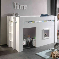 Lit Compact Enfant 90x200 Blanc - Terre De Nuit -Lematelas Soldes Boutique lit compact enfant noah ambiance