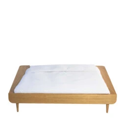 Lit SMOOTHCLOUD En Bois Naturel -Lematelas Soldes Boutique lit double detoure 7