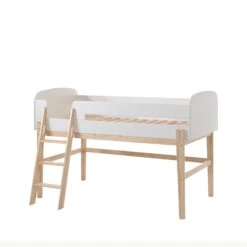 Lit Compact Enfant Blanc Laqué - Terre De Nuit