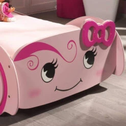 Lit Enfant Voiture Fille Love 90x200 7 Lit Enfant Voiture Fille Love 90x200 -Lematelas Soldes Boutique lit love ambiance 2
