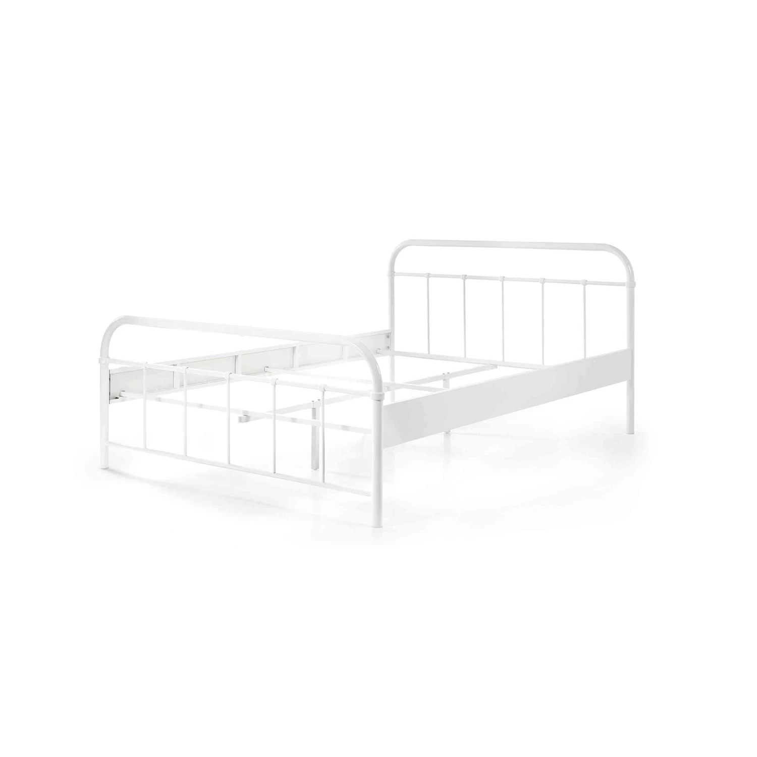 Lit Métal Blanc 140x200 LT2014-2 - Terre De Nuit 2 Lit Métal Blanc 140x200 LT2014-2 - Terre De Nuit – Image 2