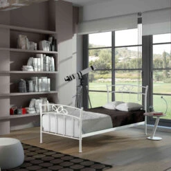 Lit En Métal Blanc - LT4002