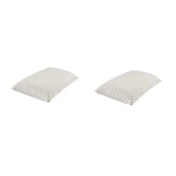 Lot De 2 Oreillers Latex Et Housses De Protection Someo 40x60