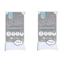 Lot De 2 Protèges Matelas Bébé Allergostop Sans Traitement