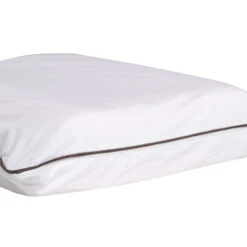 Lot De 2 Oreillers Ergonomiques Mousse Mémoire Végétale Et Taies D'oreillers Percale Someo 40x60 -Lematelas Soldes Boutique lot 2 oreiller ergo mousse memoire vegetale 4