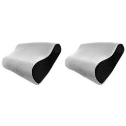 Lot De 2 Oreillers Ergonomiques Bultex à Mémoire De Forme 33x52