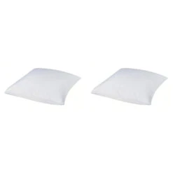 Lot De 2 Protèges Oreillers Molleton 100% Coton Bio