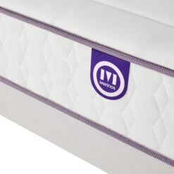 Matelas Merinos Ressorts Ensachés, Mémoire De Forme Et Latex Full Bed -Lematelas Soldes Boutique mat full bed zoom ganse fond blanc