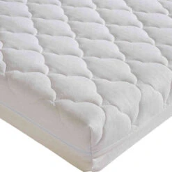 Matelas Bébé Déhoussable Ultra-doux BAMBOO Sans Traitement -Lematelas Soldes Boutique matelas b b d houssable ultra doux bamboo zoom tissu