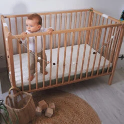 Candide Matelas Bébé Déhoussable ALOE VERA -Lematelas Soldes Boutique matelas candide aloevera ambiance