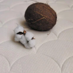 Candide Matelas Bébé En Coco Et Latex CONFORT -Lematelas Soldes Boutique matelas candide organic coco zoom coutil