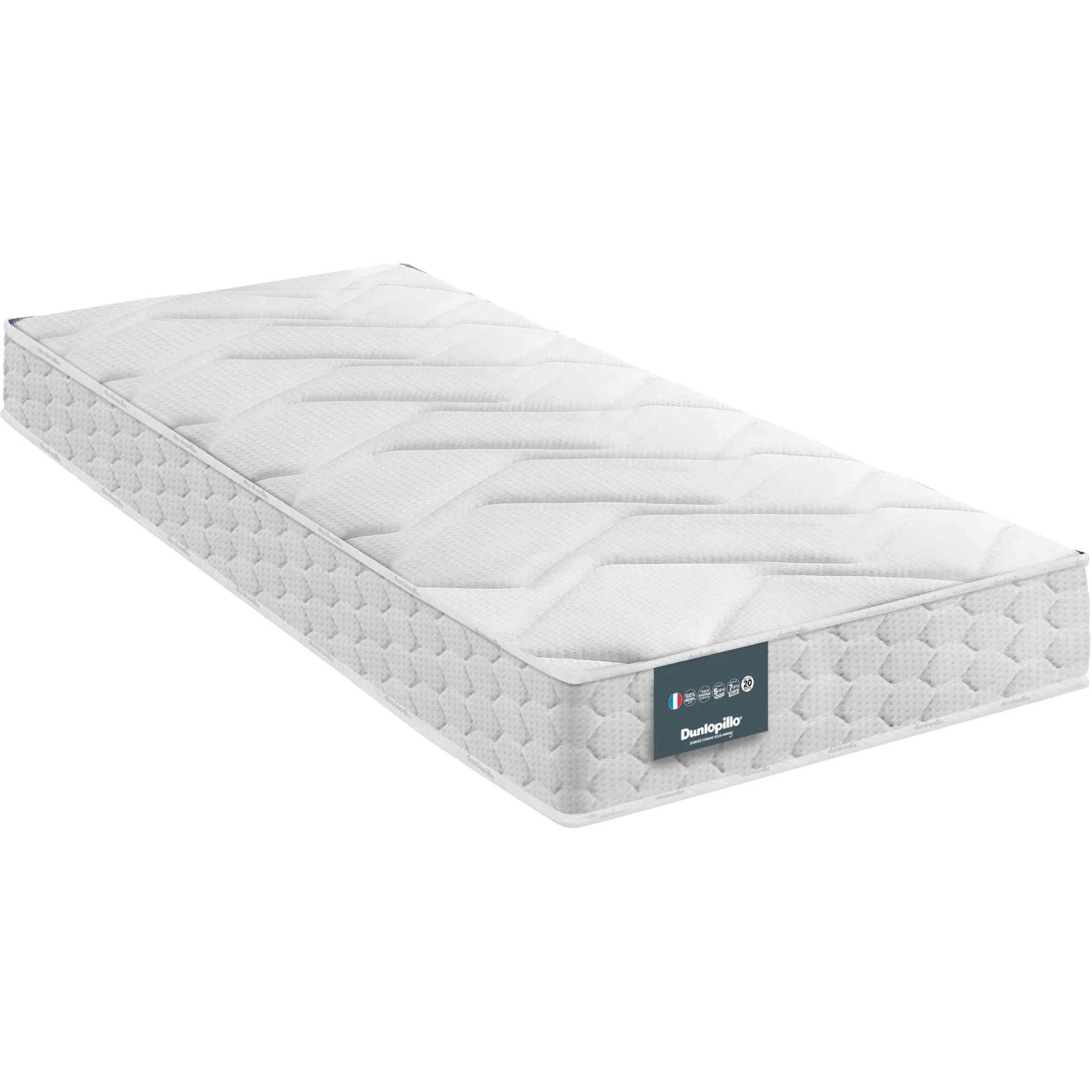 Matelas Dunlopillo Aérial® Ferme 20 Cm JONQUILLE 2 Matelas Dunlopillo Aérial® Ferme 20 Cm JONQUILLE – Image 2