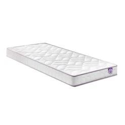 Ensemble Merinos Matelas Junior Mousse Clear, Sommier En Kit Déco Et Pieds -Lematelas Soldes Boutique matelas merinos clear 90x190 3 4 fond blanc 2