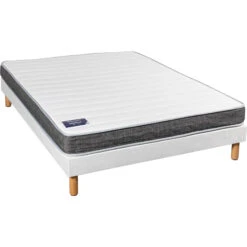 Matelas Mousse Haute Densité Confort Sérénité -Lematelas Soldes Boutique matelas mousse haute densit confort s r nit 140x190 presente en ensemble
