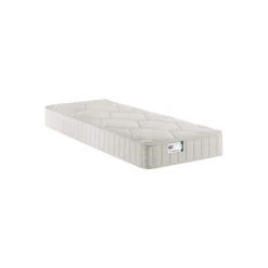 Matelas Simmons Ressorts Ensachés, Lin Et Fibres Recyclées F1rst FR.1 -Lematelas Soldes Boutique matelas simmons first1 1place 3 4 fond blanc