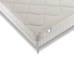 Matelas Simmons Ressorts Ensachés, Mousse, Lin Et Fibres Recyclées F1rst FR.2 -Lematelas Soldes Boutique matelas simmons first2 zoom angle fond blanc