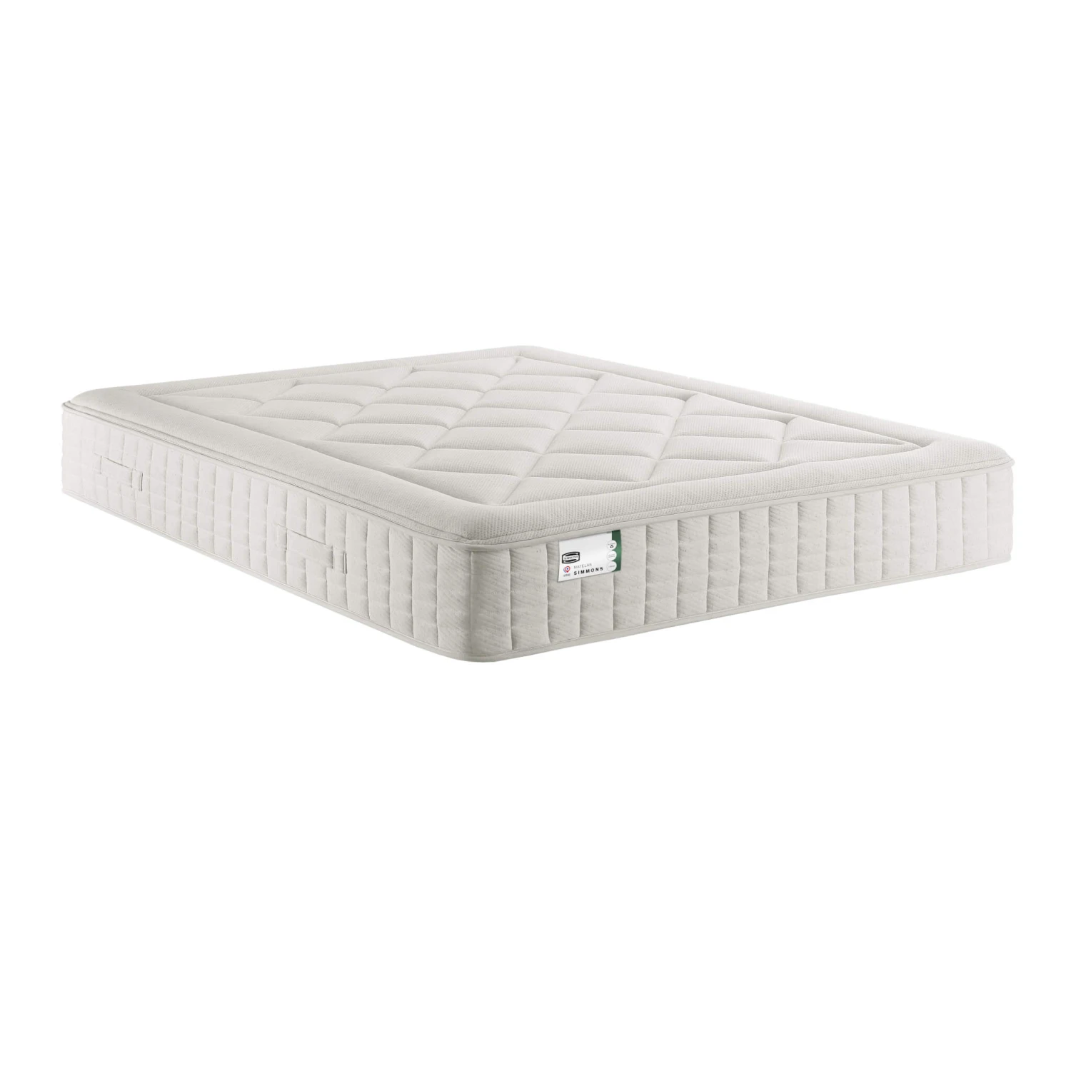 Matelas Simmons Ressorts Ensachés, Latex, Mousse Et Lin F1rst FR.4 1 Matelas Simmons Ressorts Ensachés, Latex, Mousse Et Lin F1rst FR.4