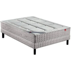 Matelas Epeda Ressorts Ensachés Ferme Et Confortable YUCCA 15 Matelas Epeda Ressorts Ensachés Ferme Et Confortable YUCCA -Lematelas Soldes Boutique matelas yucca ensemble vue profil fond blanc