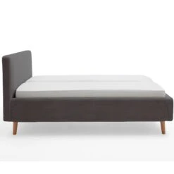 Lit Capitonné En Velours Avec Tête De Lit Lisse - LT8002 21 Lit Capitonné En Velours Avec Tête De Lit Lisse - LT8002 -Lematelas Soldes Boutique mattis cotel anthracite cot fond blanc