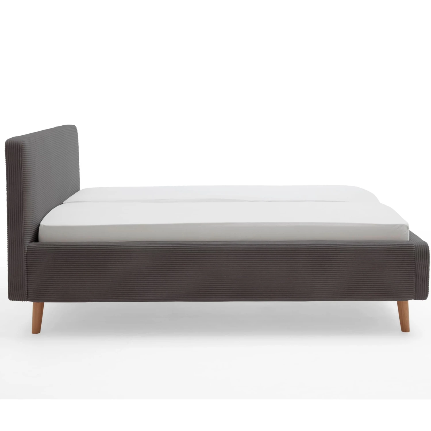 Lit Capitonné En Velours Avec Tête De Lit Lisse - LT8002 11 Lit Capitonné En Velours Avec Tête De Lit Lisse - LT8002 – Image 11