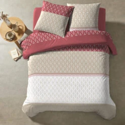 Parure De Lit Mohy Beige -Lematelas Soldes Boutique mohy vue du dessus