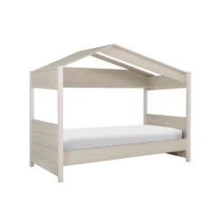 Lit Cabane En Bois Imitation Châtaignier 90x200 - LT5037