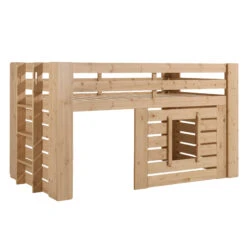 Lit Enfant Compact En Bois Massif 90x200 Cm - LT2062