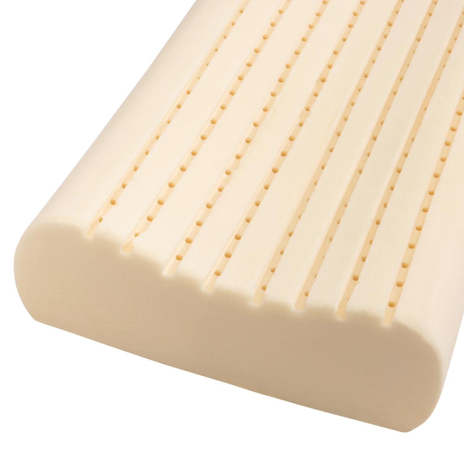 Lot De 2 Oreillers Ergonomiques Latex Naturel Et Taies D'oreillers Percale Someo 40x60 – Image 6