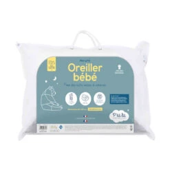 Pack Couette Légère Et Oreiller Moelleux Bébé Anti-acariens -Lematelas Soldes Boutique oreillerb b encart 3