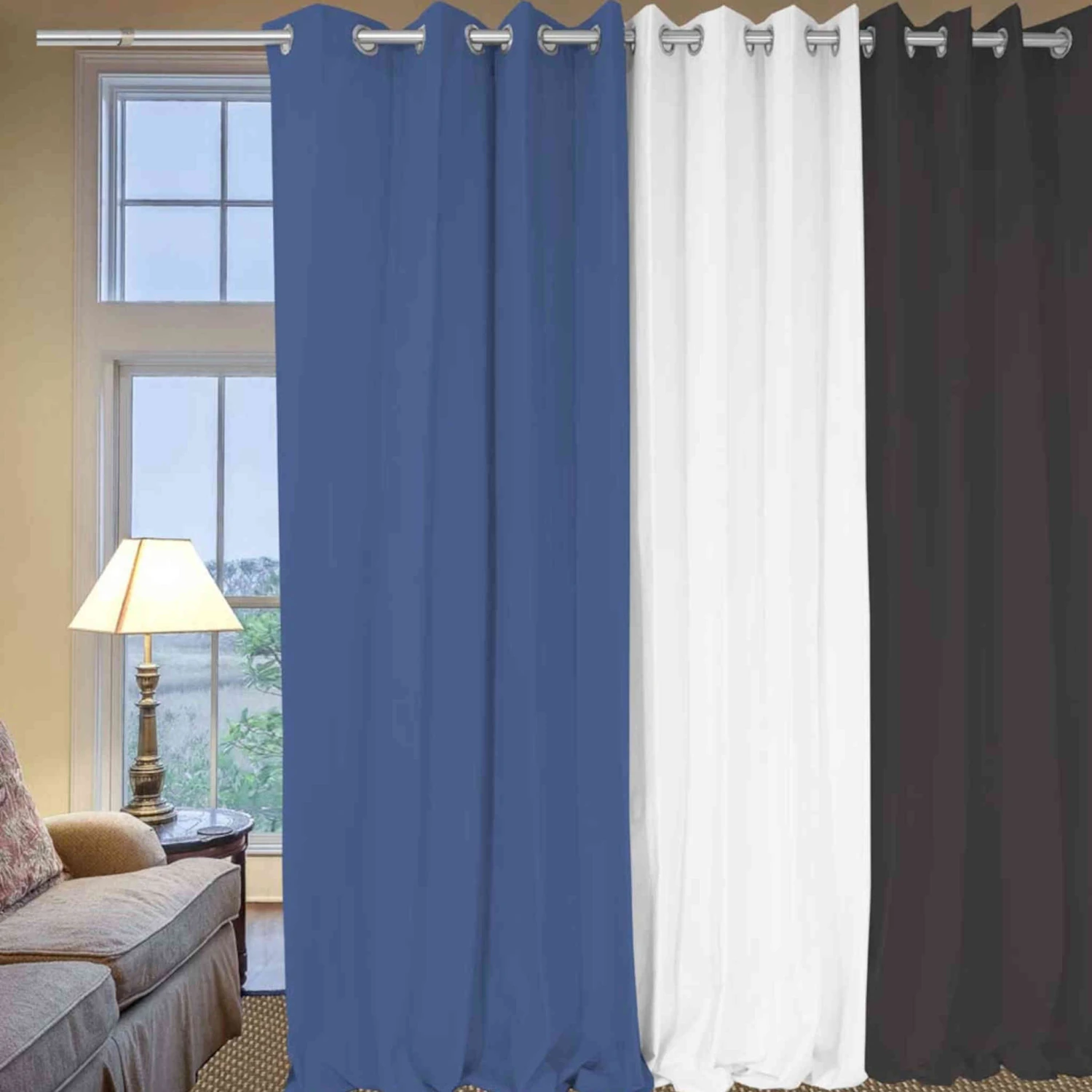 Rideaux à œillets Panama 135x250 Cm 1 Rideaux à œillets Panama 135x250 Cm