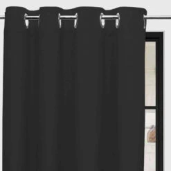 Rideaux à œillets Panama 135x250 Cm 23 Rideaux à œillets Panama 135x250 Cm -Lematelas Soldes Boutique panama anthracite
