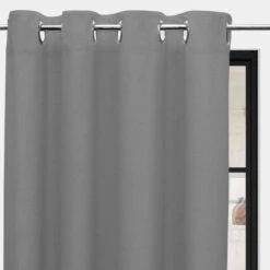 Rideaux à œillets Panama 135x250 Cm 14 Rideaux à œillets Panama 135x250 Cm -Lematelas Soldes Boutique panama gris