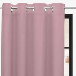 Rideaux à œillets Panama 135x250 Cm 18 Rideaux à œillets Panama 135x250 Cm -Lematelas Soldes Boutique panama rose