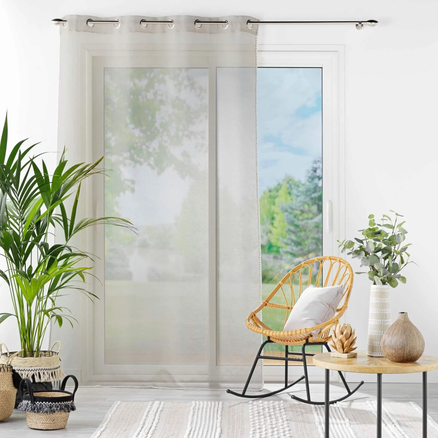 Voilage à œillets Louise 140x240 1 Voilage à œillets Louise 140x240