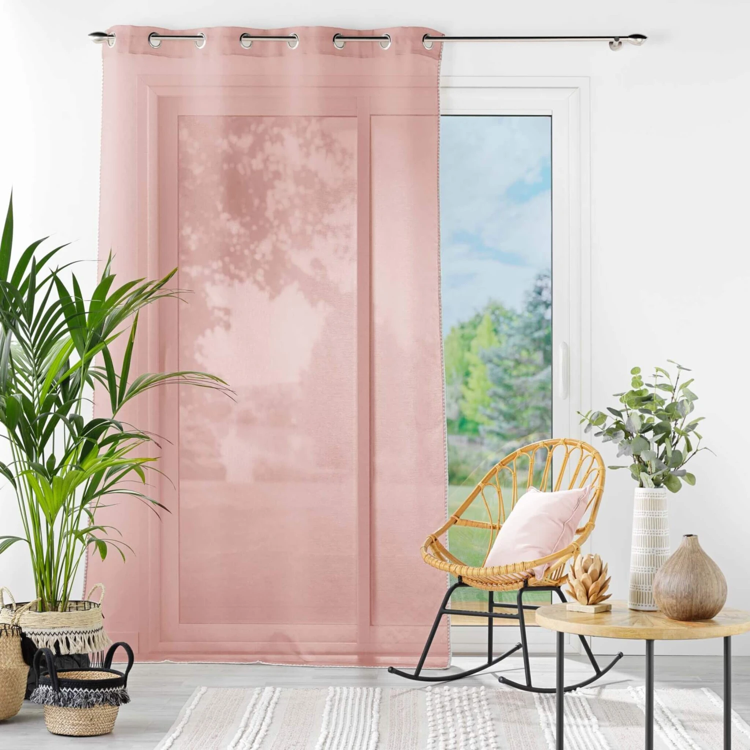 Voilage à œillets Louise 140x240 2 Voilage à œillets Louise 140x240 – Image 2