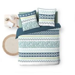 Parure De Lit Astrid 7 Parure De Lit Astrid -Lematelas Soldes Boutique parure de lit astrid vue dessus fond blanc