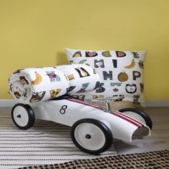 Parure De Lit Enfant Farandole 140x200 -Lematelas Soldes Boutique parure de lit farandole face