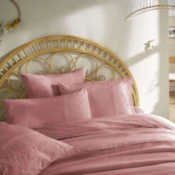 Parure De Lit 100% Coton Broderie Anglaise 15 Parure De Lit 100% Coton Broderie Anglaise -Lematelas Soldes Boutique parure de lit jeanne rose zoom 3