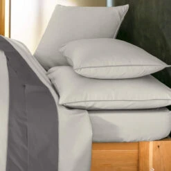 Parure De Lit Percale Sydney Naturel -Lematelas Soldes Boutique parure de lit percale sidney naturel anthracite 3