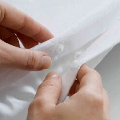 Parure De Lit Coton Lavé Stonalia Blanc -Lematelas Soldes Boutique parure finition 9