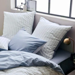 Parure De Lit Percale Gaby Baltique - Tradilinge -Lematelas Soldes Boutique parure gaby baltique zoom 2