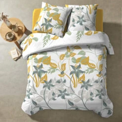 Parure De Lit Losa Curry -Lematelas Soldes Boutique parure losa curry vue dessus