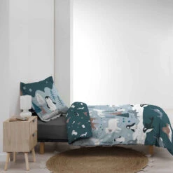 Parure De Lit Enfant Princesse Banquise 140x200 Cm -Lematelas Soldes Boutique parure princesse banquise profil