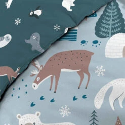 Parure De Lit Enfant Princesse Banquise 140x200 Cm -Lematelas Soldes Boutique parure princesse banquise zoom