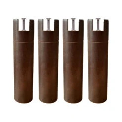 4 Pieds Cylindriques Pour Cadre à Lattes -Lematelas Soldes Boutique pied tdr wenge 25 face fond blanc 1