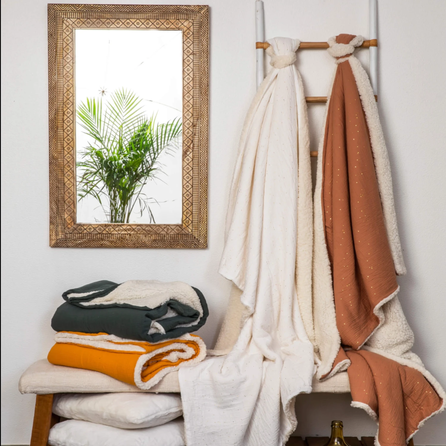 Plaid Double Gaze Sherpa 130x180 Cm 6 Plaid Double Gaze Sherpa 130x180 Cm – Image 6