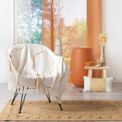 Plaid Kenya Lodge 125x150 Cm -Lematelas Soldes Boutique plaid kenya lodge terracotta ambiance