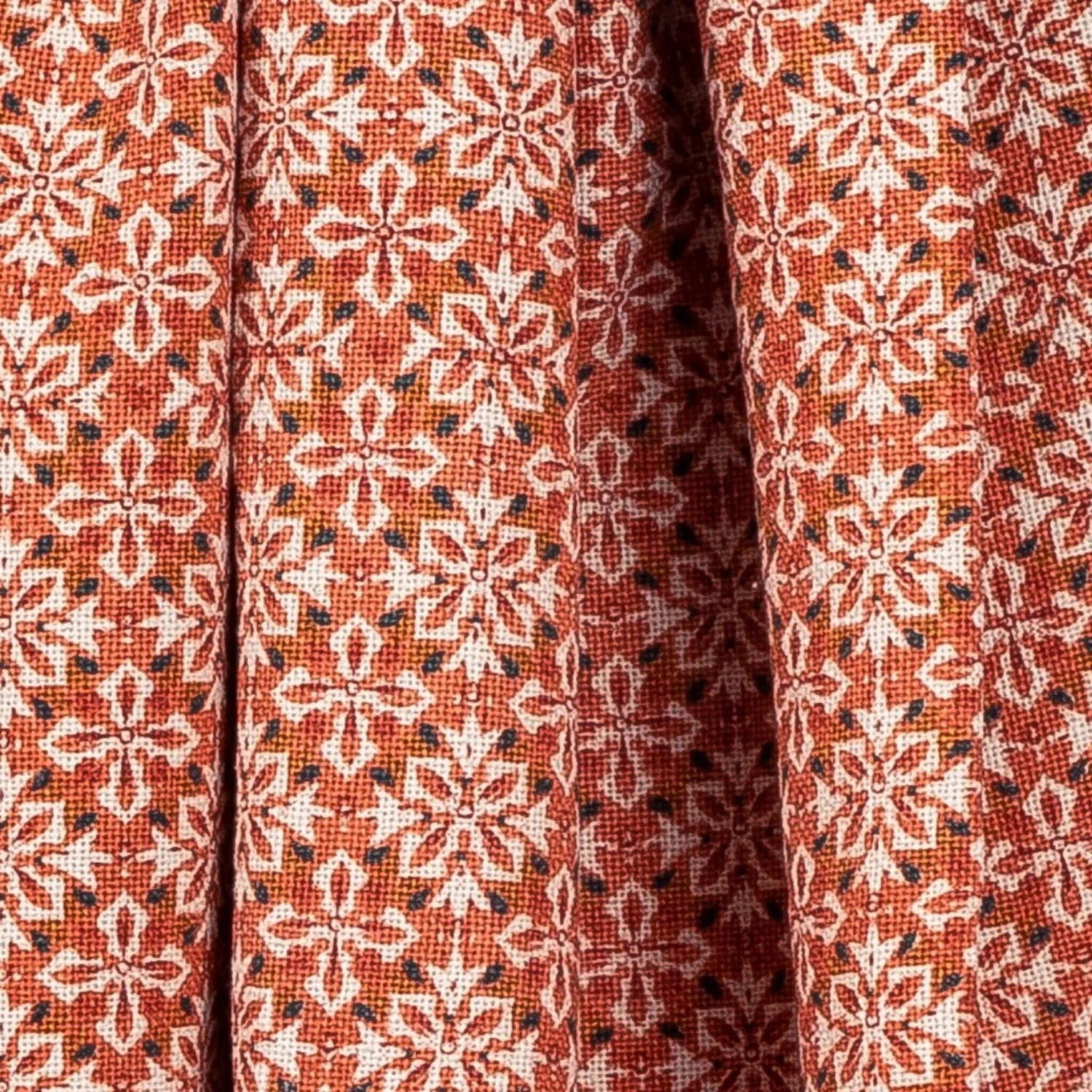 Plaid Coton à Franges Terracotta 130x150 Cm 2 Plaid Coton à Franges Terracotta 130x150 Cm – Image 2