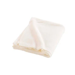 Plaid Tricotine 125x150 Cm -Lematelas Soldes Boutique plaid tricotine naturel zoom 1 1