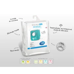 Protège Matelas Alèse Imperméable Micro-respirante Souple Silencieuse -Lematelas Soldes Boutique prot ge matelas axel 3 picto